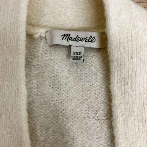 Madewell Allston Colorblock Double Button Cardigan -- XXS - Picture 2 of 7